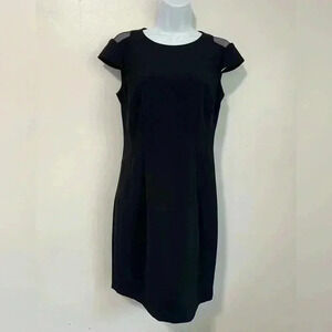 Armani Exchange Mesh Back Black Dress Size 4